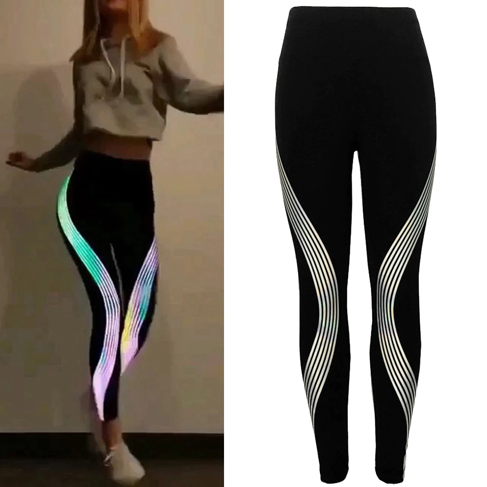 Rainbow Reflective Leggings ICICOSMETIC