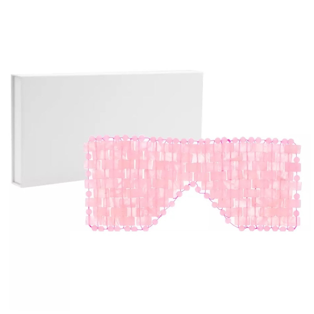 Natural Jade Face Mask Rose Quartz Amethyst Eye Mask