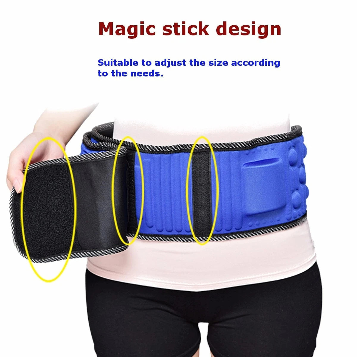 Electric Abdominal Vibration Massage Belt – Waist Massager and Muscle Stimulator