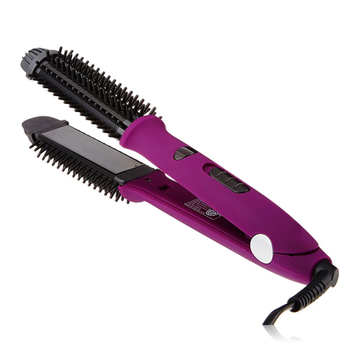 Flat Iron with Straightening Comb