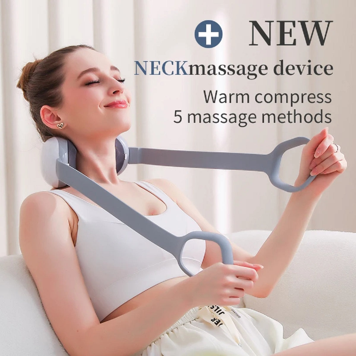 Shiatsu Neck and Shoulder Massager Heated Deep-Kneading