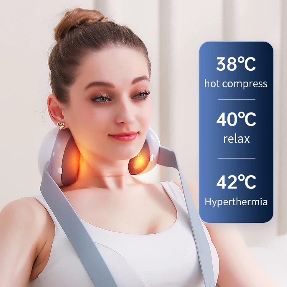 Shiatsu Neck and Shoulder Massager Heated Deep-Kneading