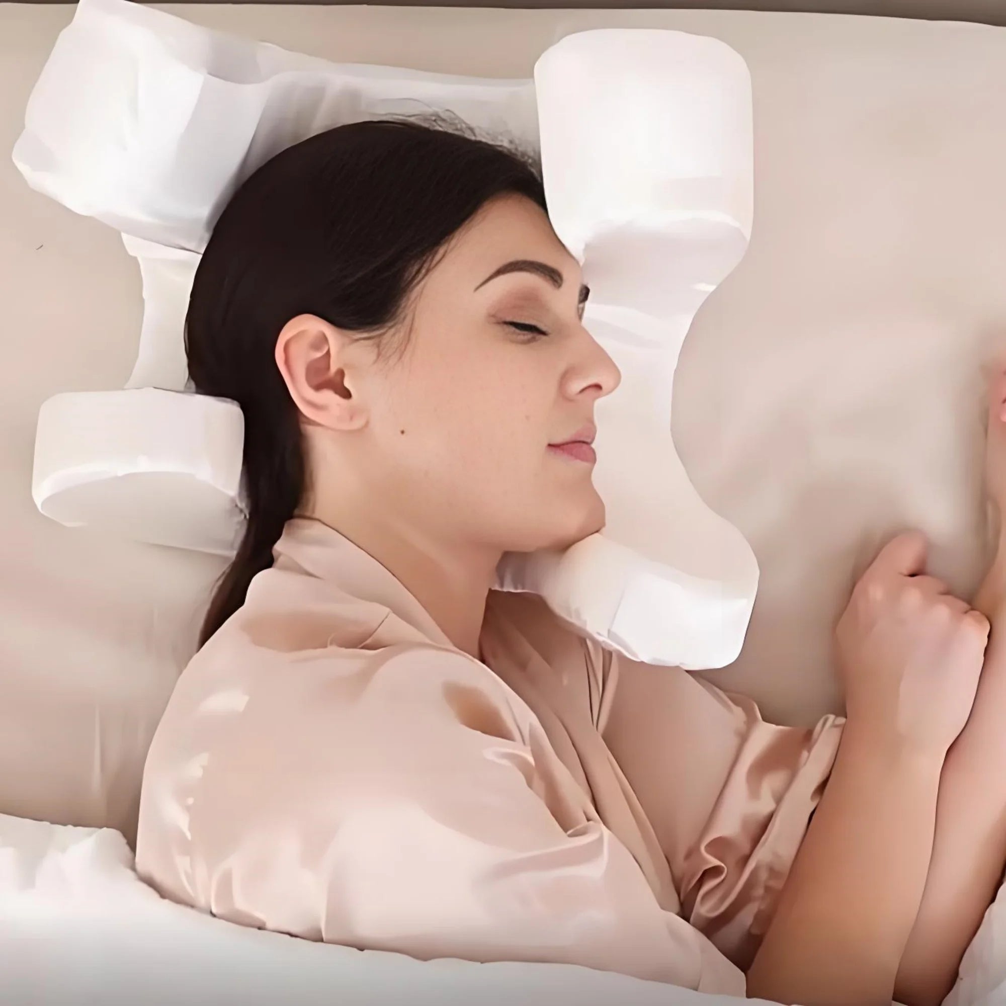 Flawless Face Pillow – Anti-Wrinkle Beauty Pillow for Side Sleepers