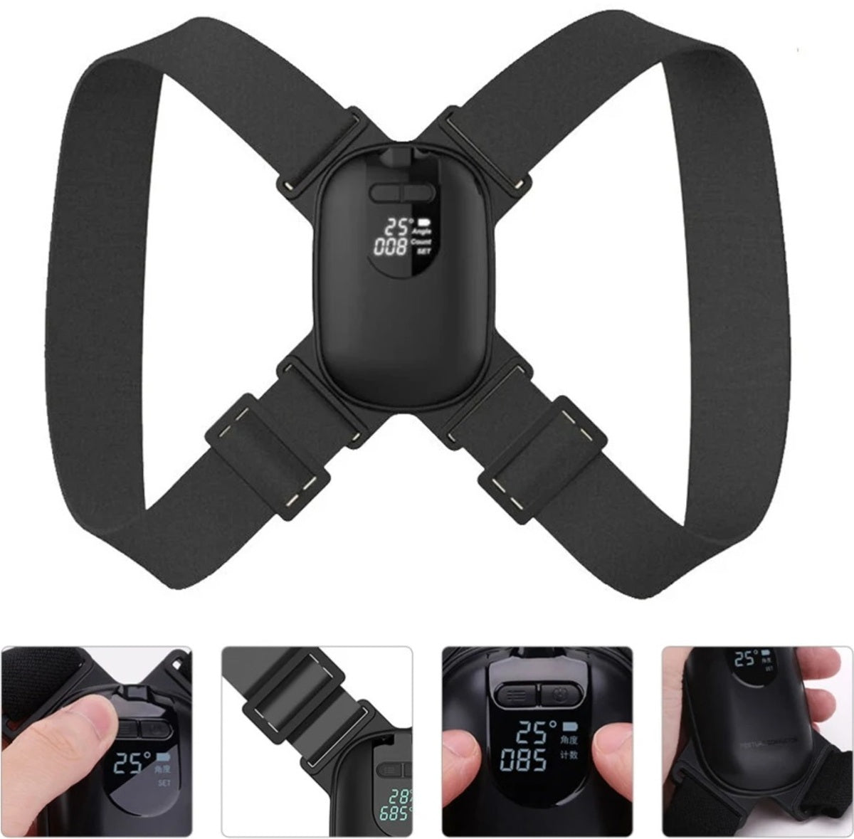 Smart Adjustable Posture Corrector – Back & Shoulder Support Brace