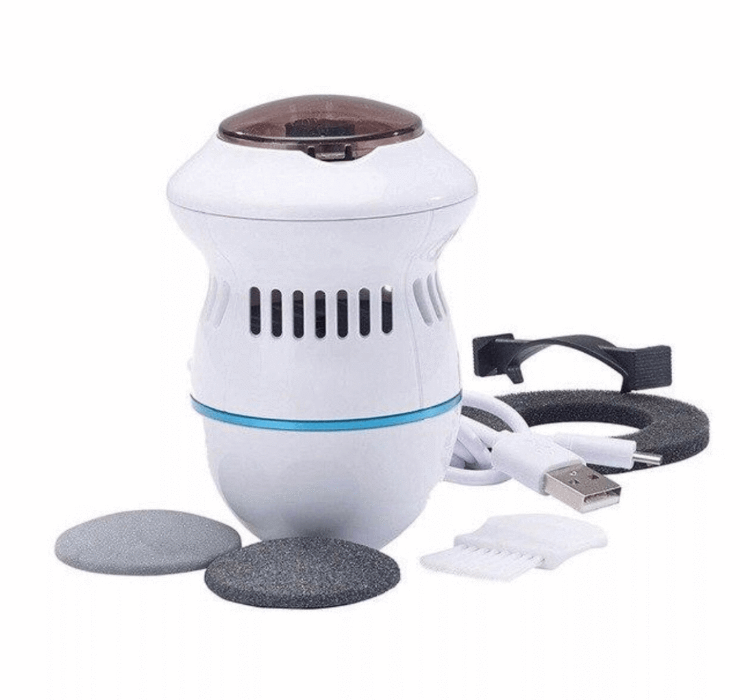 foot file and callus remover with built-in vacuum iciCosmetic
