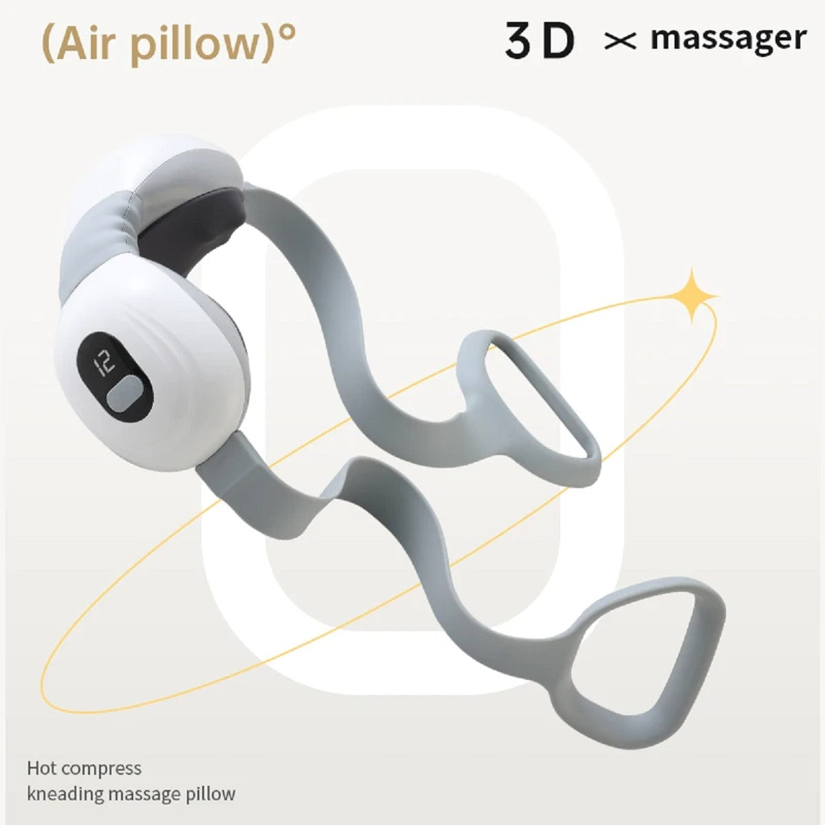 Shiatsu Neck and Shoulder Massager Heated Deep-Kneading