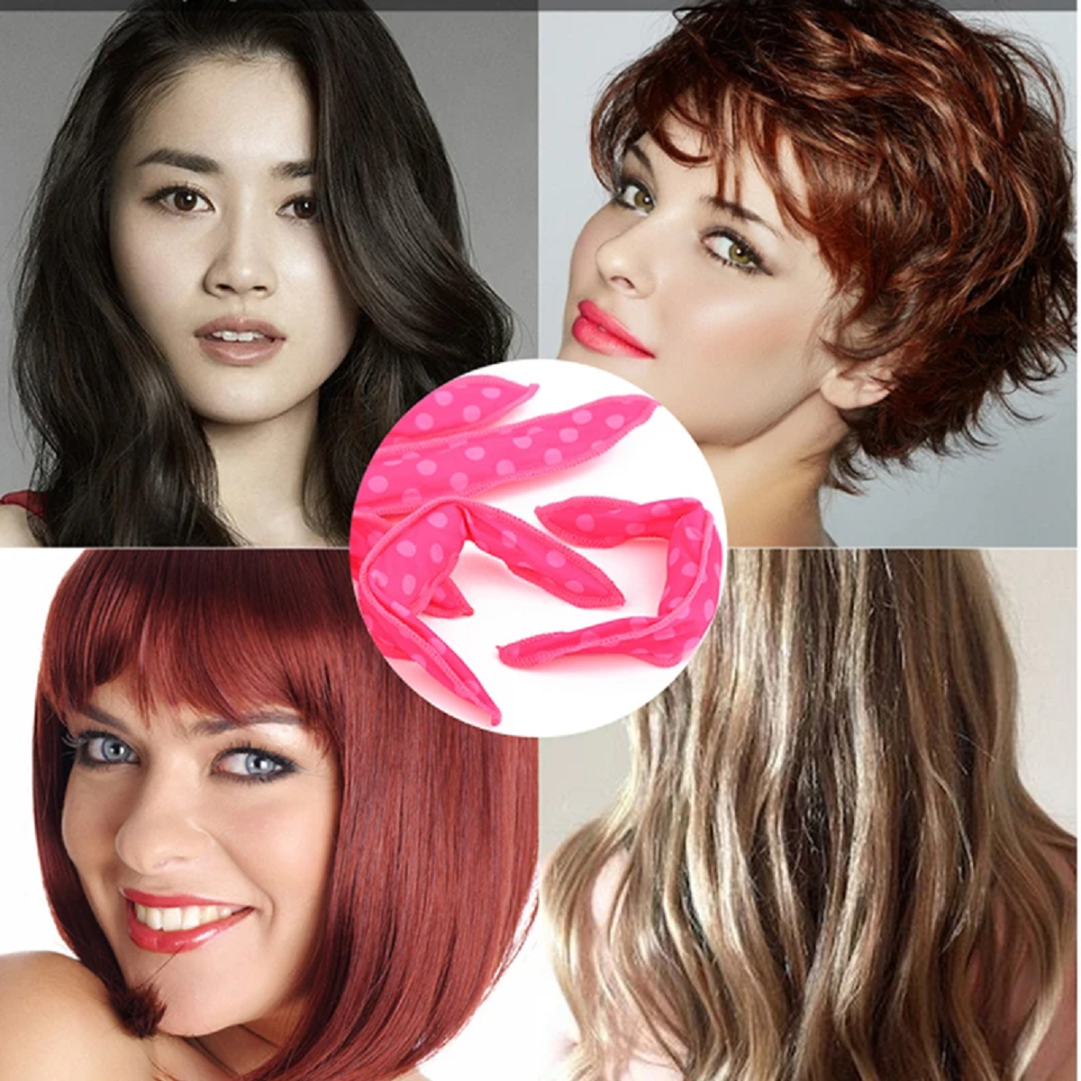 Sponge Pillow Soft Hair Curlers Rollers DIY Styling Tools
