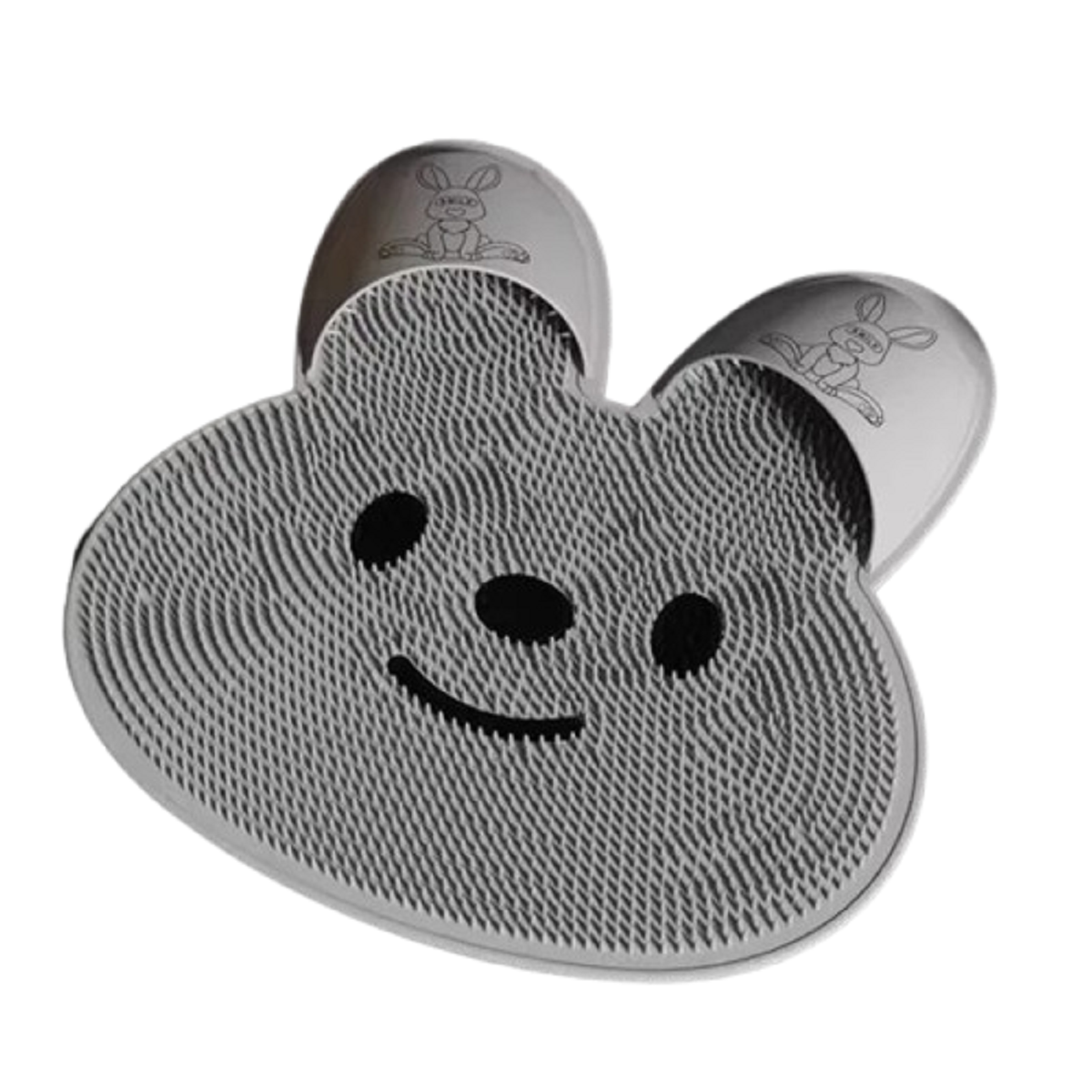 Silicone Rabbit Foot Bath Mat – Anti-Slip Massage and Scrubbing Shower Floor Mat