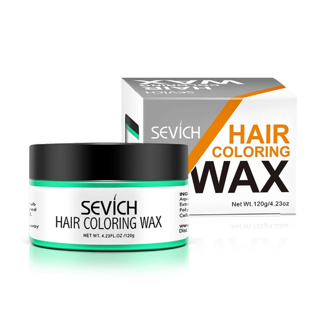 Temporary Hair Color Wax – One-Time Styling Mud Silver Grey Dye Cream