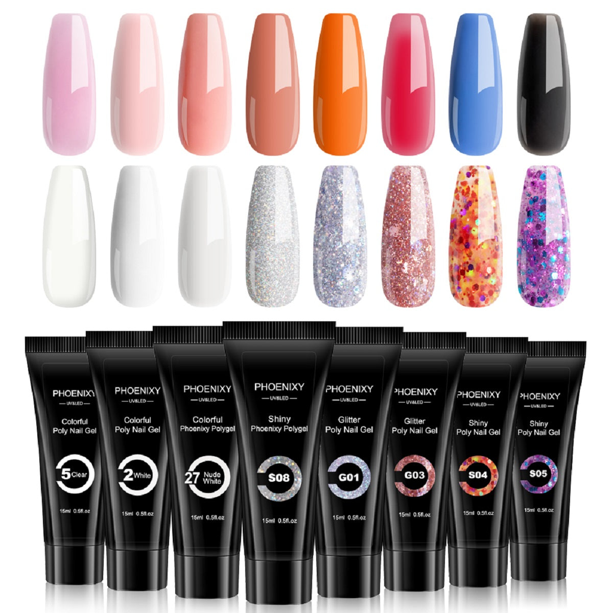 Poly Nail Gel Set