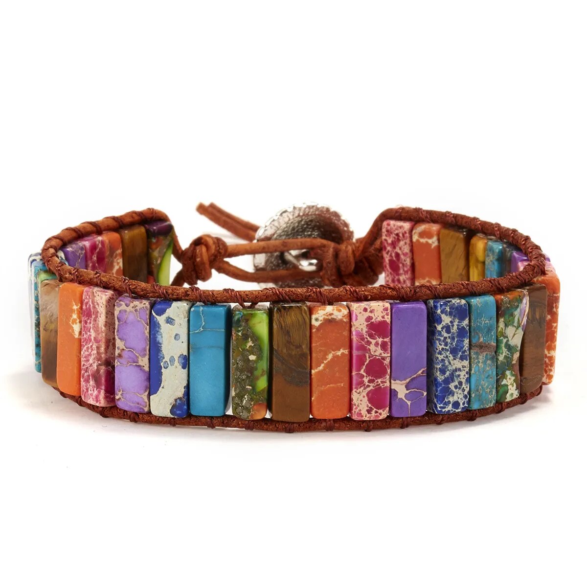 Natural Stone Braided chakra Bracelet for Men & Women