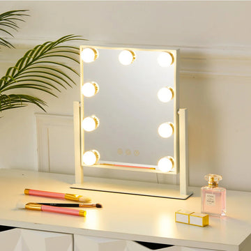 Hollywood Make-Up Mirror with Dimmable LED Bulbs