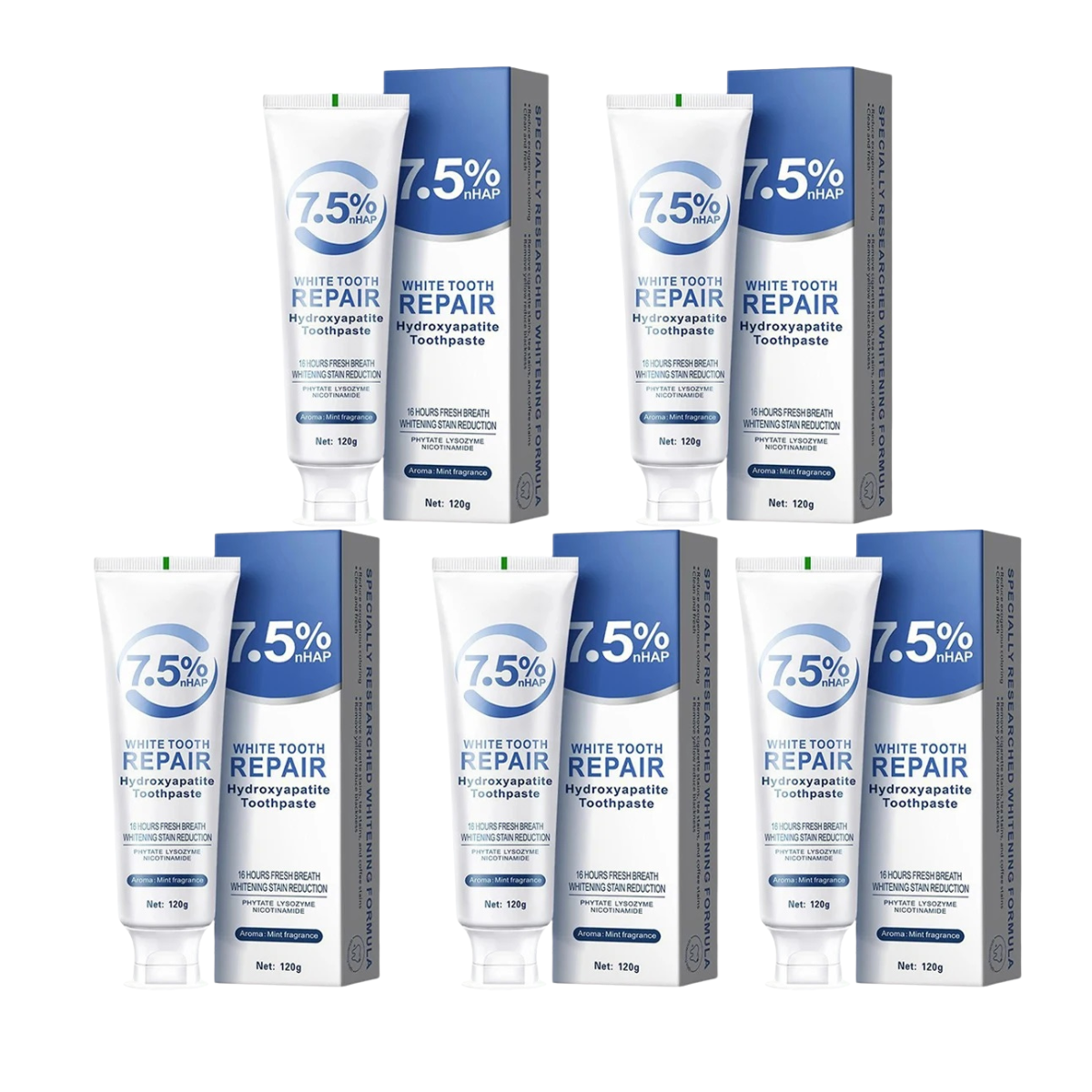 Gentle Mint Whitening Toothpaste – Breath-Freshening Intensive Stain Removal