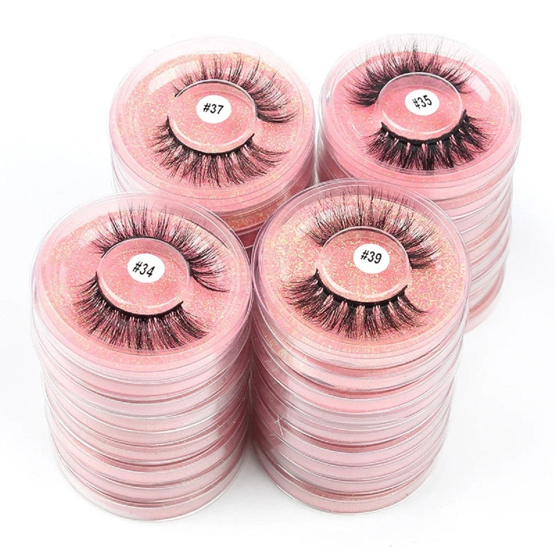3D Mink Lashes – Fluffy Handmade False Eyelashes for Natural Long Look