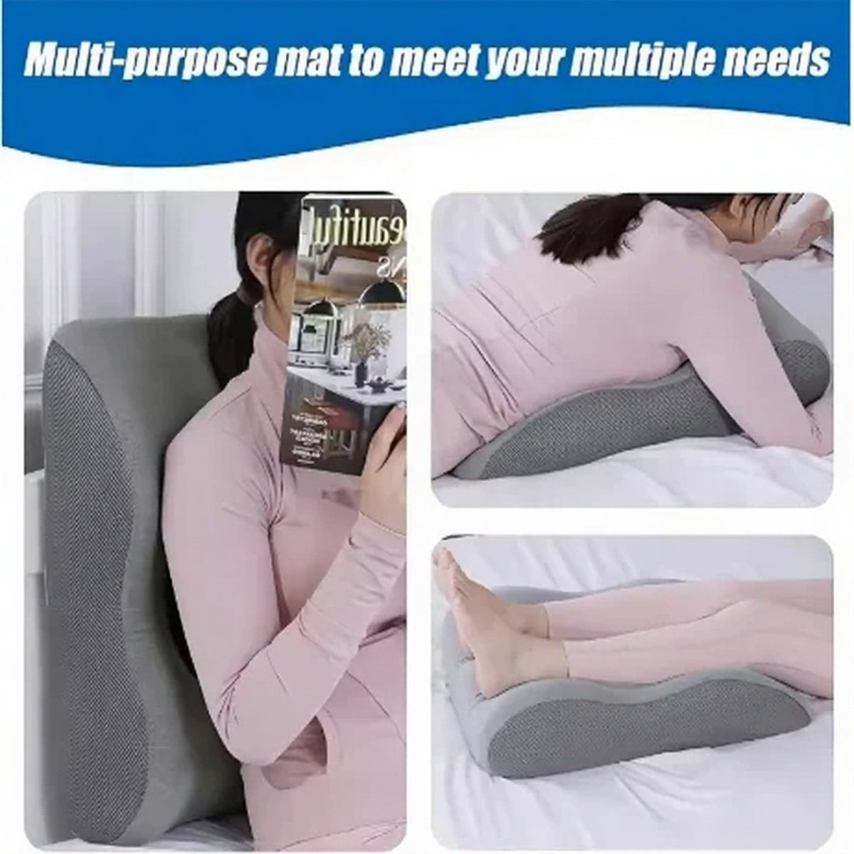 Memory Foam Leg Pillow – Foot Raiser Cushion for Stress Relief & Pregnancy