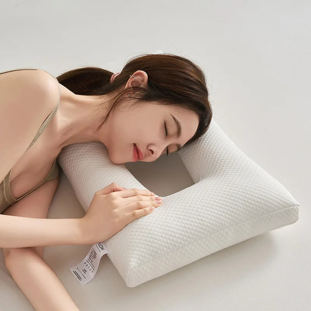 Ear Protection ear piercing Pillow – Side Sleeping Cushion with Ear Hole