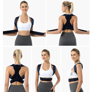 Adjustable Back Support Brace – Posture Corrector for Neck Back And Shoulders