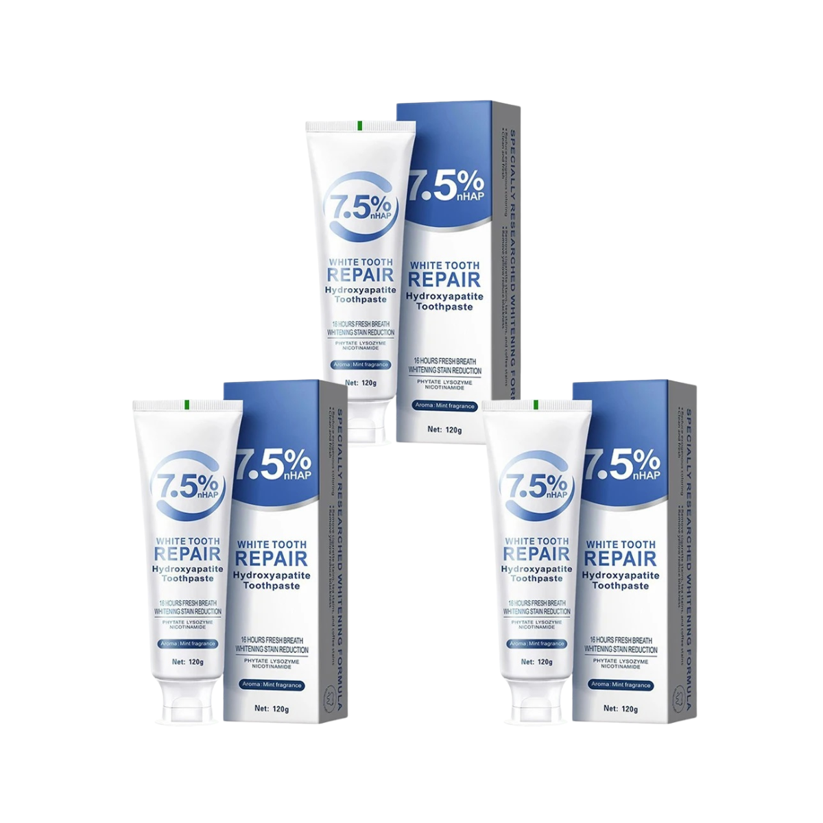 Gentle Mint Whitening Toothpaste – Breath-Freshening Intensive Stain Removal