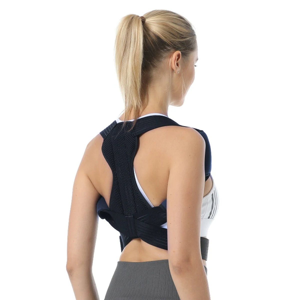 Adjustable Back Support Brace – Posture Corrector for Neck Back And Shoulders