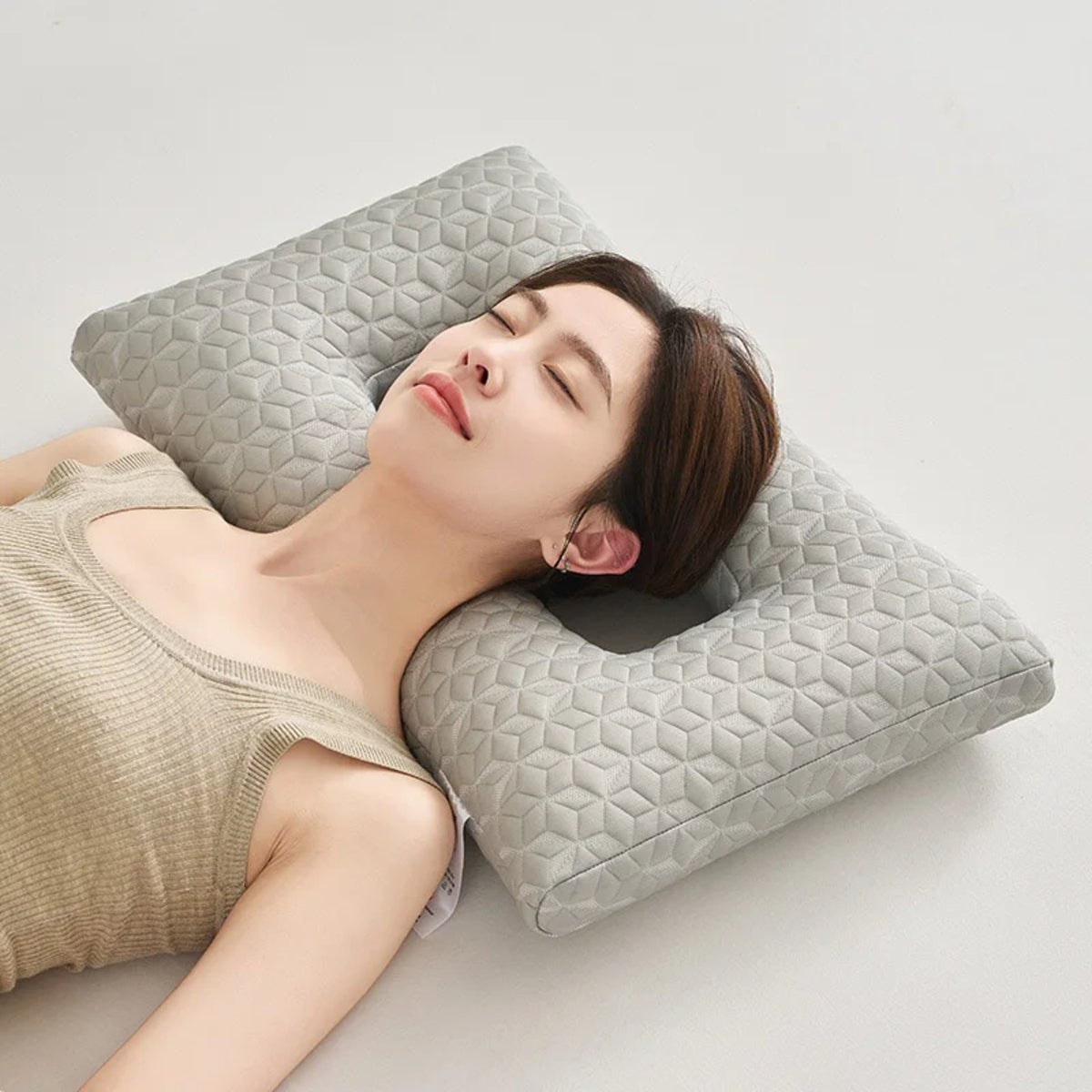 Ear Protection ear piercing Pillow – Side Sleeping Cushion with Ear Hole