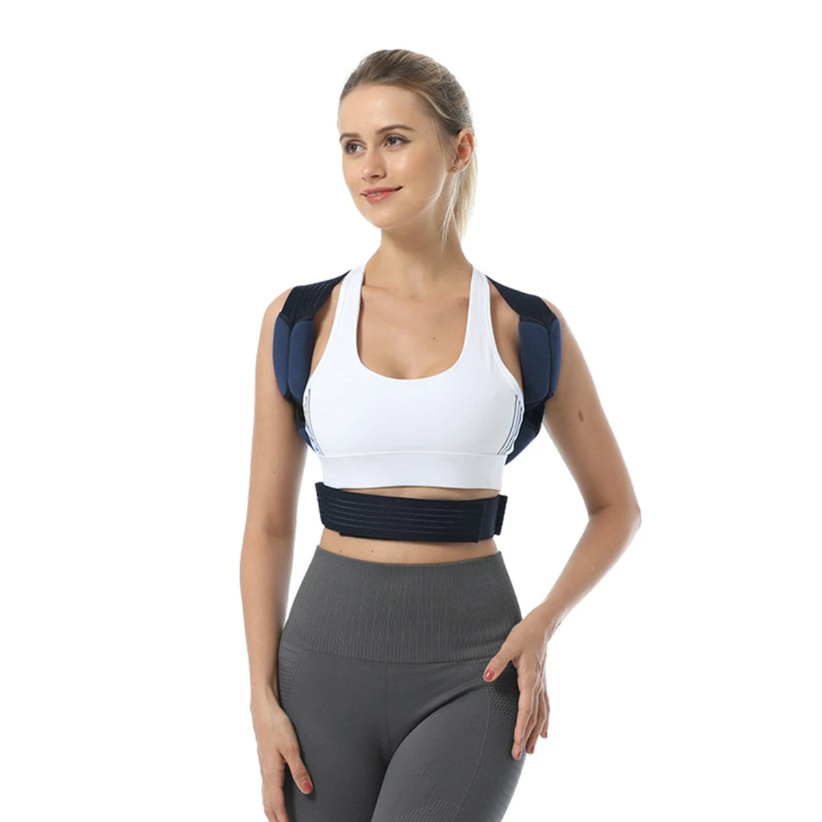 Adjustable Back Support Brace – Posture Corrector for Neck Back And Shoulders