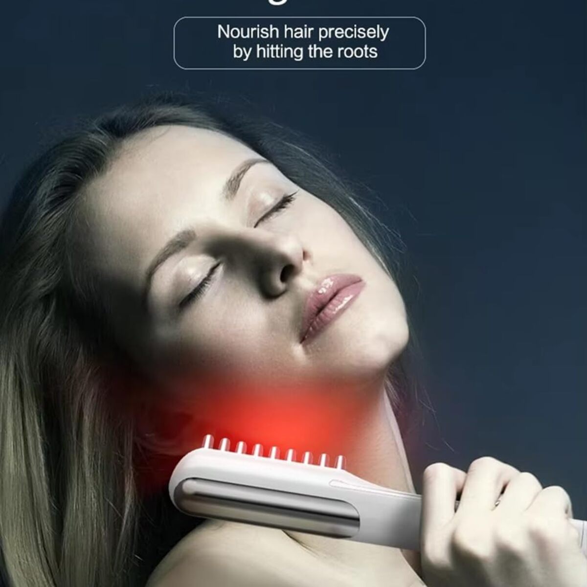 Electric LED Massage Comb – Red Light Hair Brush for Growth and Anti-Hair Loss