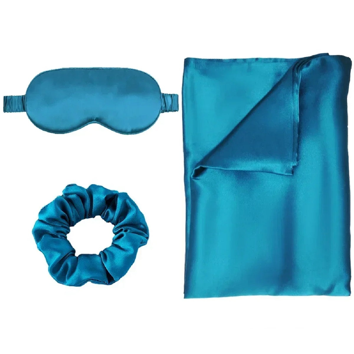 Pack Mulberry Silk Pillow Case for Hair and Eye Mask