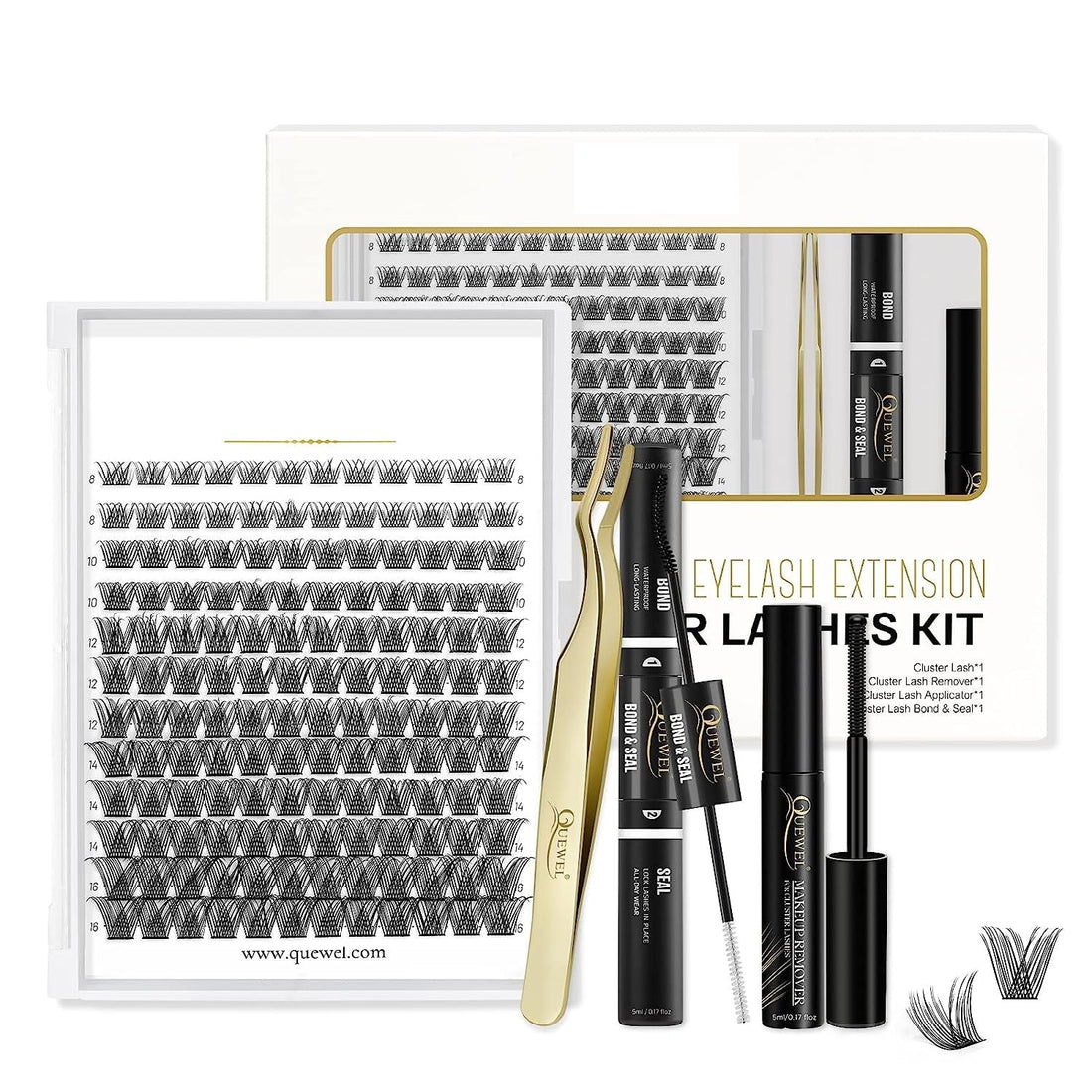 Diy EyeLashe Extension Cluster Lashes Kit