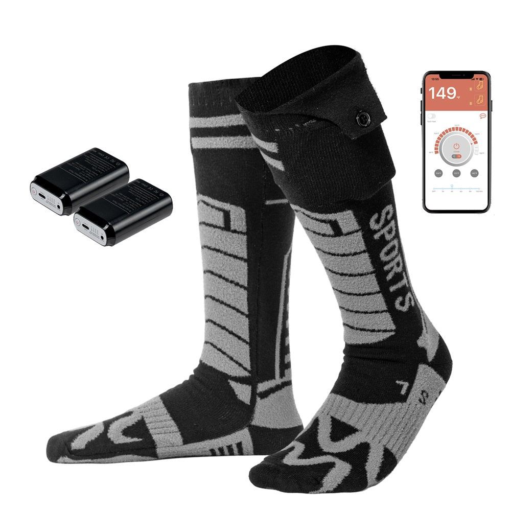 Electric Heated App Remote Control Thermal Socks
