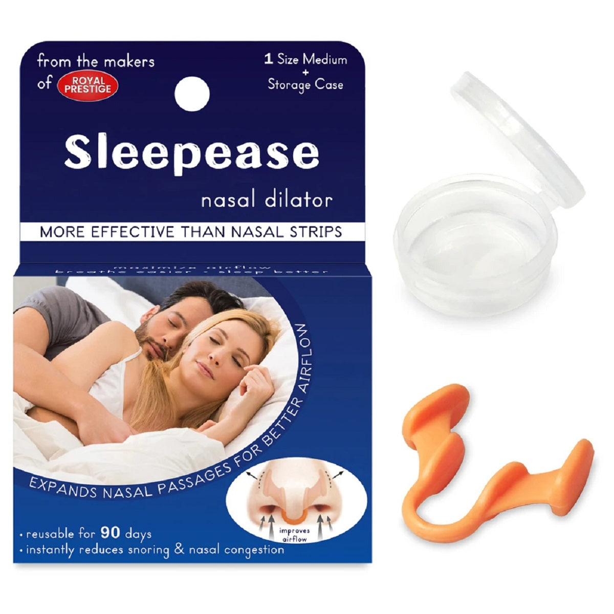 Silicone Anti-Snoring Nose Clip – Nasal Dilator for Better Sleep And Breathing