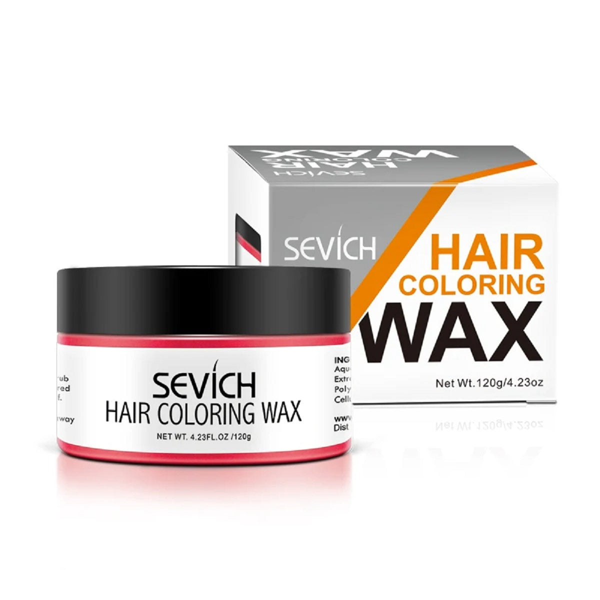 Temporary Hair Color Wax – One-Time Styling Mud Silver Grey Dye Cream