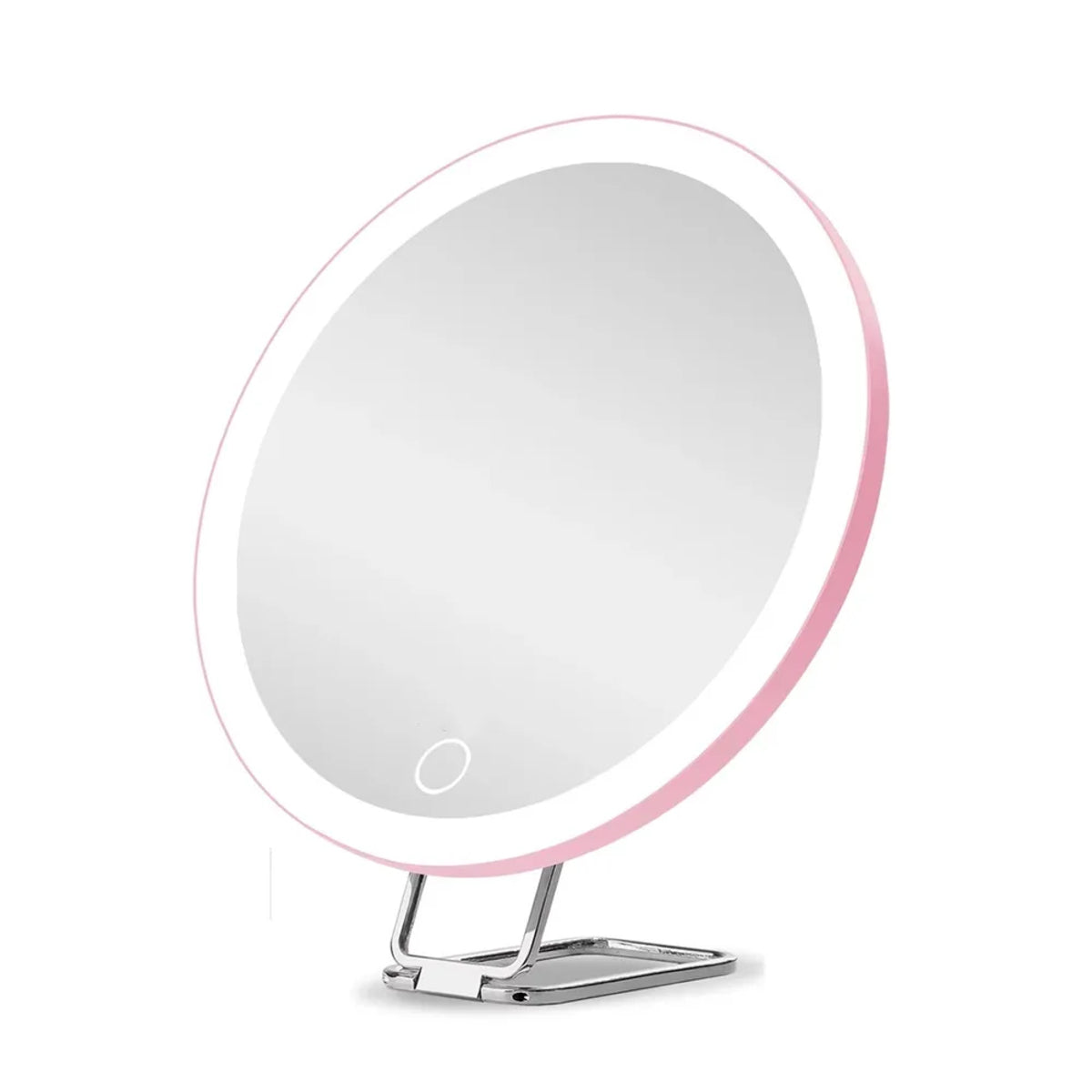 LED Magnifying Make-Up Mirror – 360° Adjustable Suction Cup Foldable