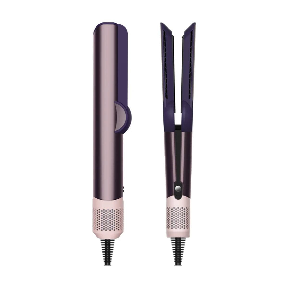 2-in-1 Hair Straightener and Dryer – Professional Flat Iron with Negative Ions