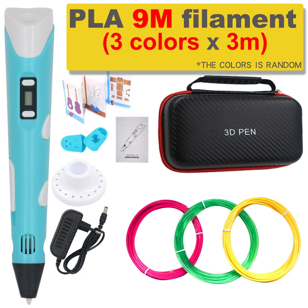 3D Printing Pen DIY Drawing Pen with 200M PLA Filament Kids Gift
