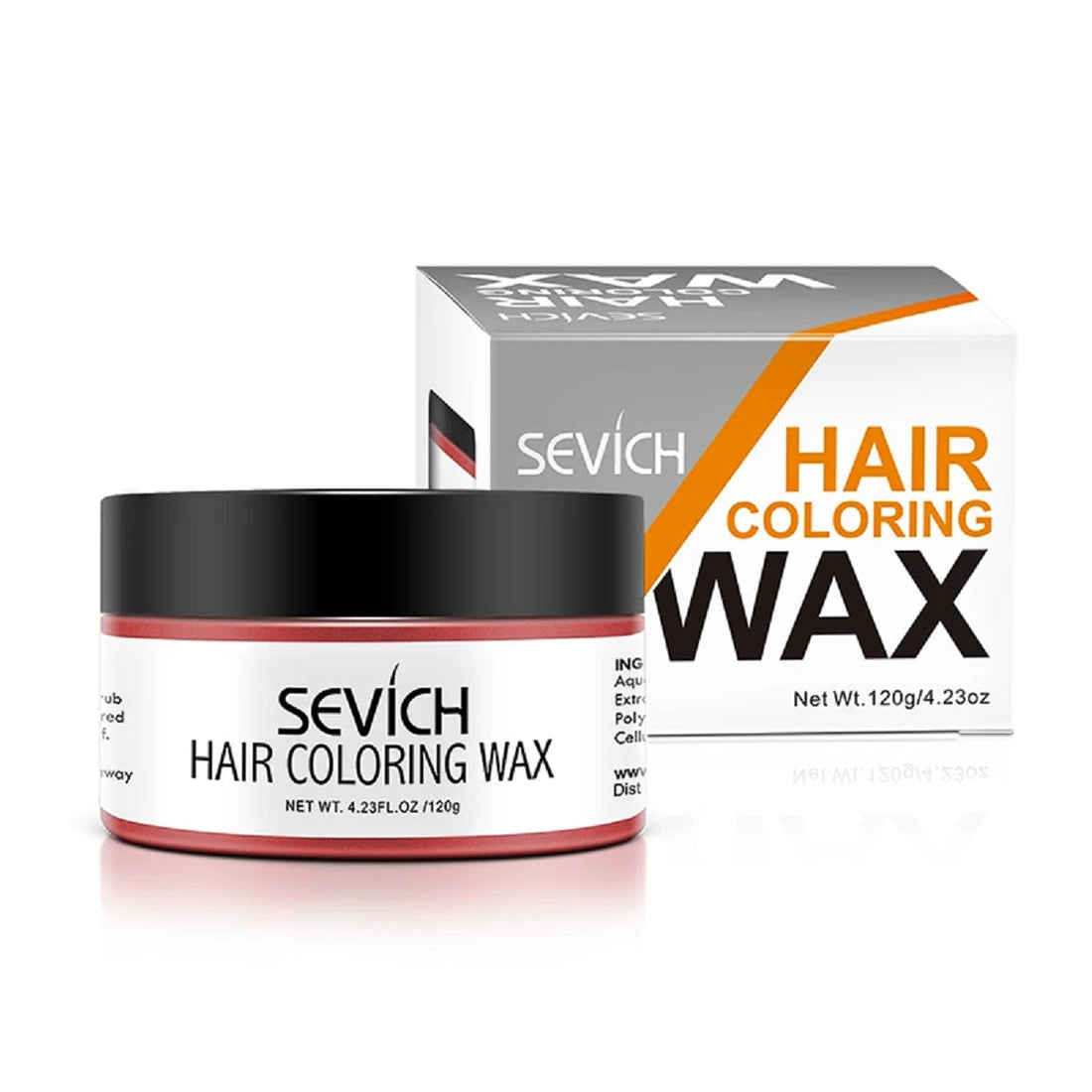Temporary Hair Color Wax – One-Time Styling Mud Silver Grey Dye Cream