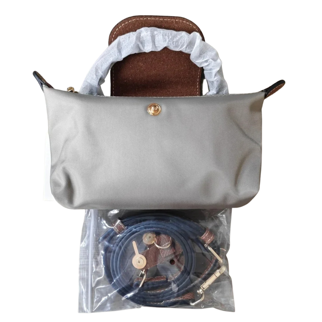 Mini French Dumpling Crossbody Bag – Phone and Coin Purse Satchel