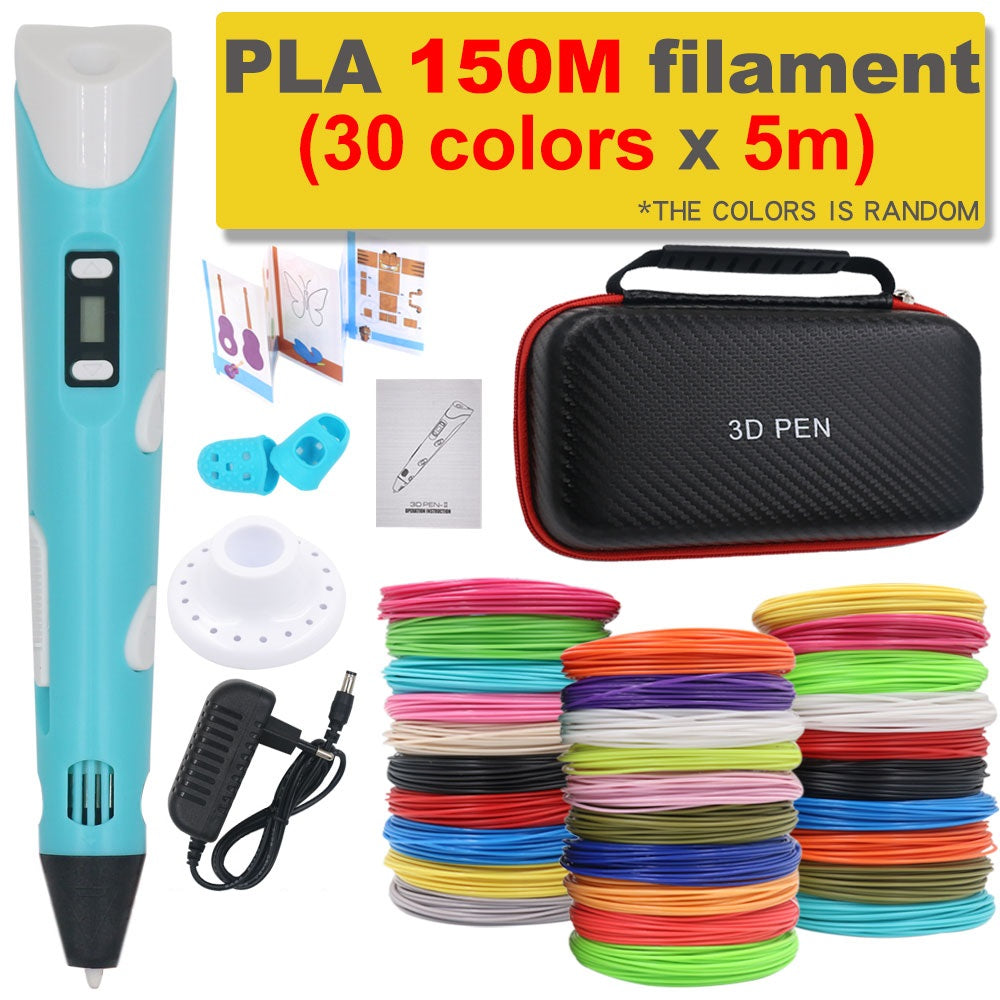 3D Printing Pen DIY Drawing Pen with 200M PLA Filament Kids Gift