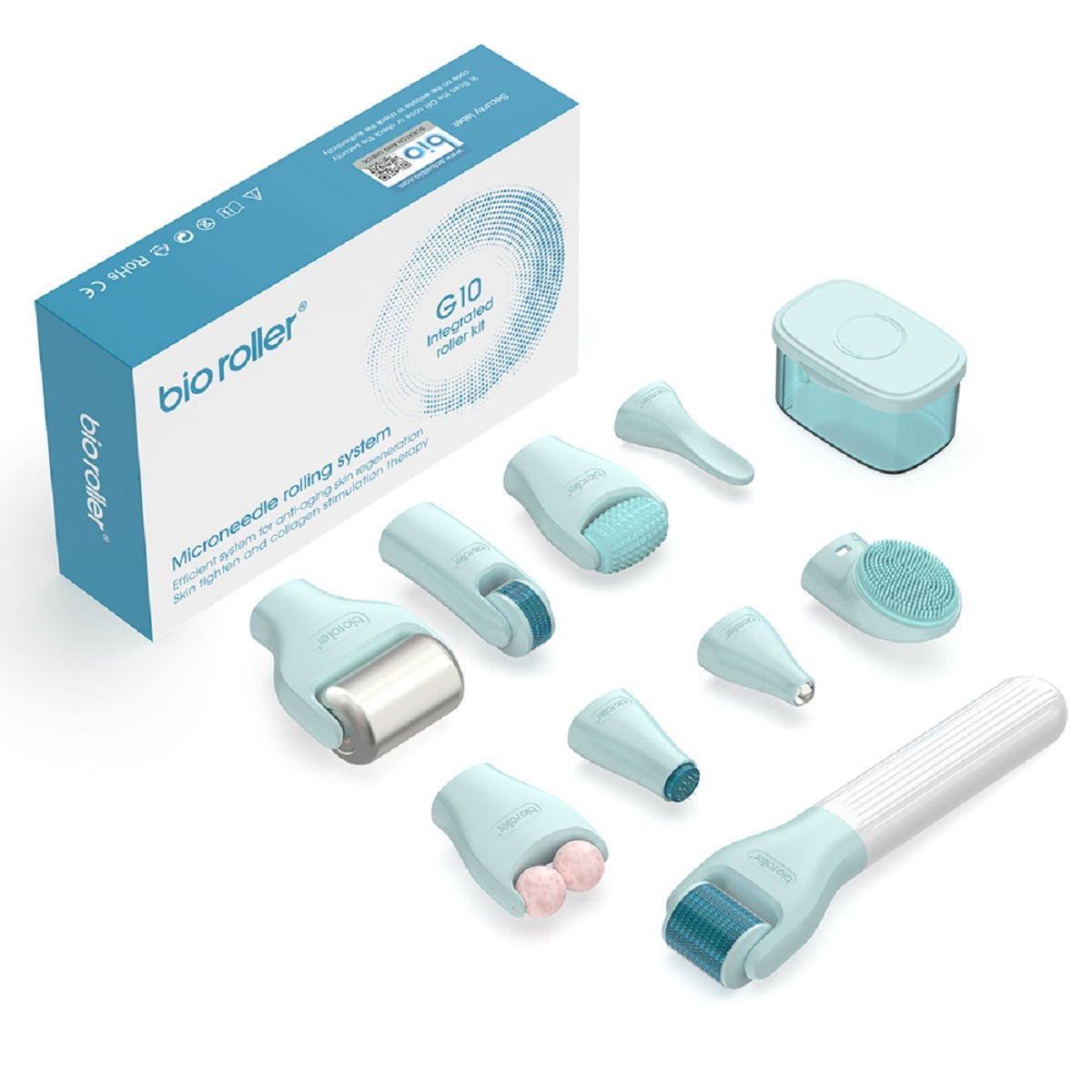 10 in 1 Derma Face Jade Ice Roller Kit