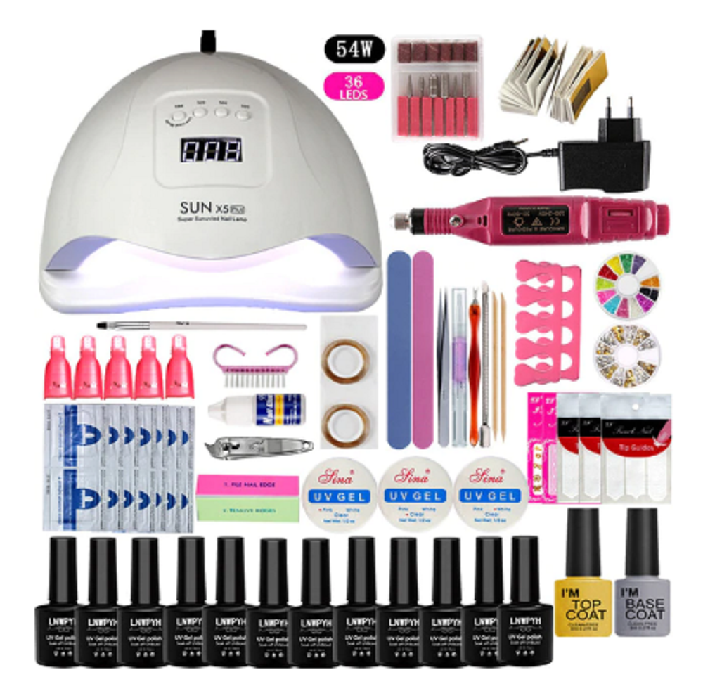 18/12 pcs Nail Gel Polish Kit iciCosmetic