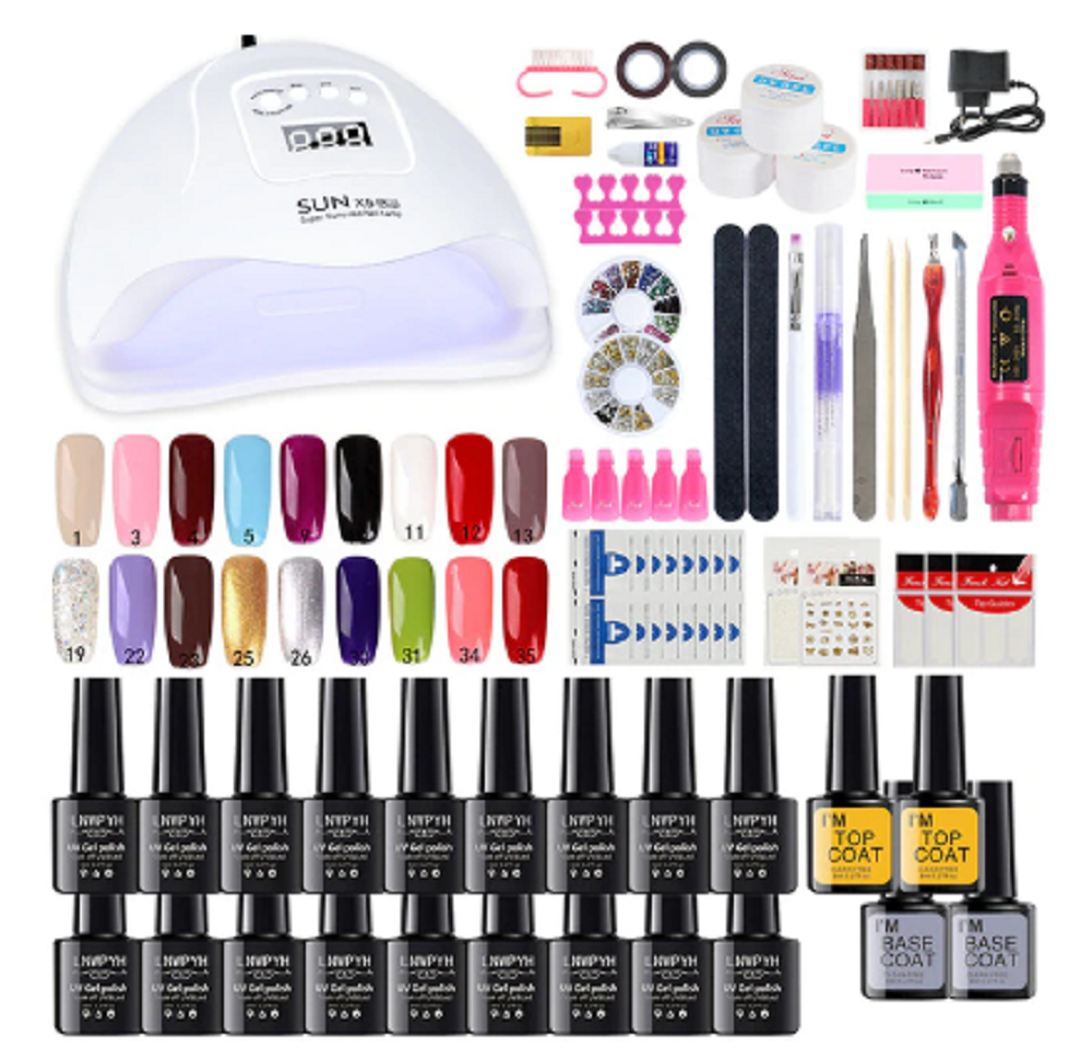 18/12 pcs Nail Gel Polish Kit iciCosmetic