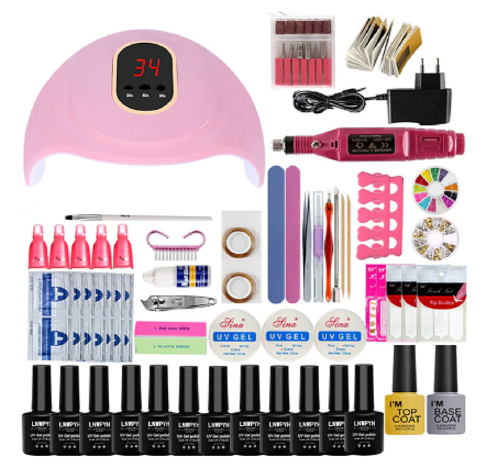 18/12 pcs Nail Gel Polish Kit iciCosmetic