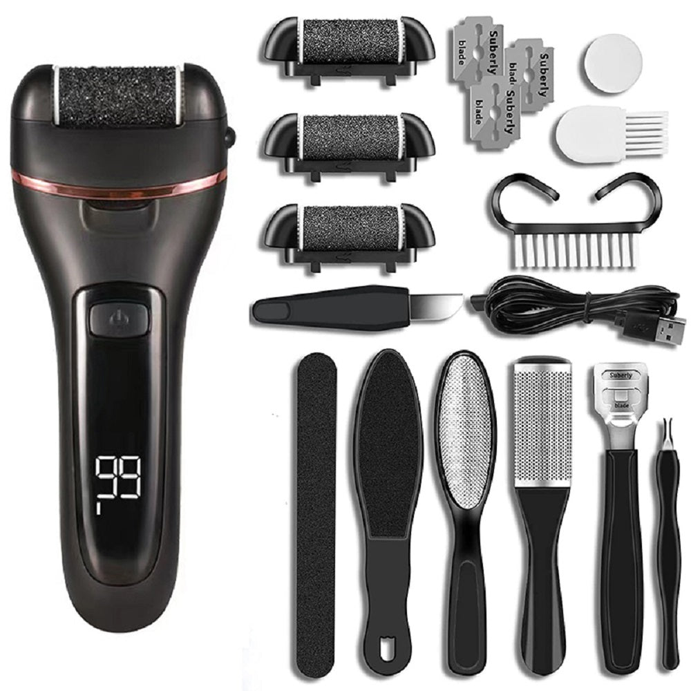 Electric Foot File Callus Remover Pedicure Tools Foot Care Kit