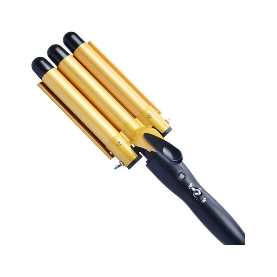 Electric triple barrel hair iron iciCosmetic