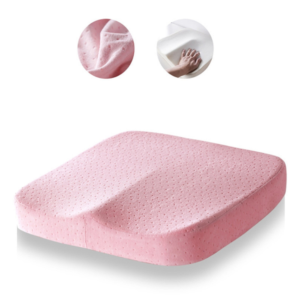 Sciatica Back Comfort Seat Orthopedic Memory Foam Cushion